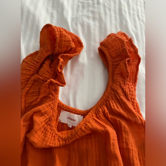 Xírena Rue Ruffle Gauzy Tank Top - Picture 6 of 8